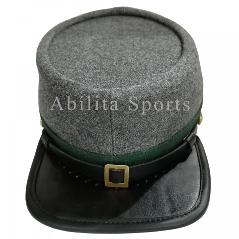 Civil War Us Union Artillery Wool Kepi with Green Ring-Shaped Band